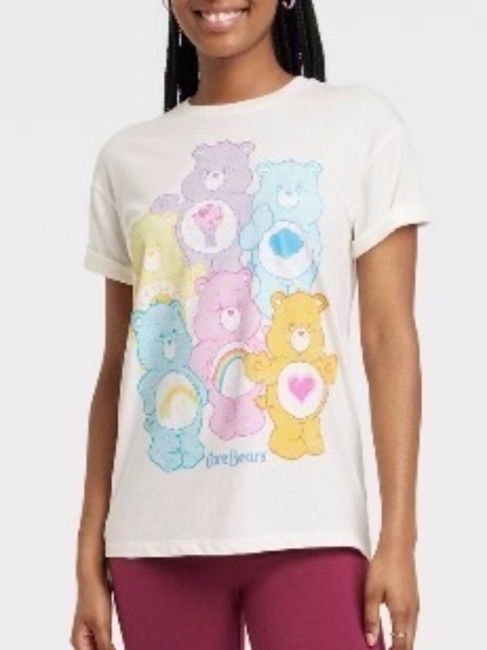 275-76 WOMENS XXL CARE BEAR GRAPHIC TEE BY HELLO GORGEOUS